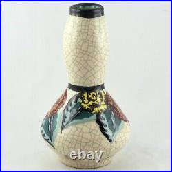 Vase Céramique LOUIS DAGE Décor Floral Art Déco 1930/année 30/larrieu/fontinelle