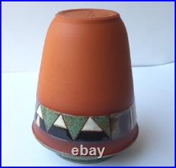 Vase En Céramique Art Déco Signé Vers 1920 K749 Vase En Céramique Art Déco Signé Vers 1920 K749