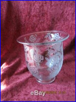 Vase En Cristal De Baccarat Modele Fontenay Aux Roses Art Deco