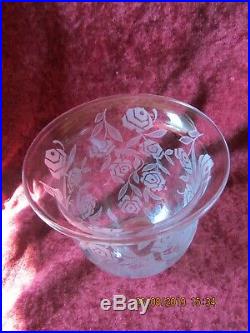 Vase En Cristal De Baccarat Modele Fontenay Aux Roses Art Deco