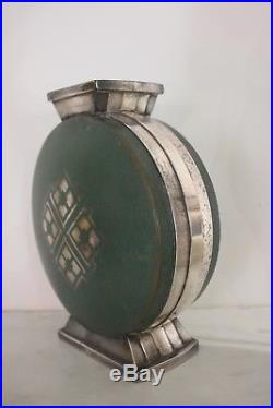 Vase En Dinanderie De Christofle Epoque 1930