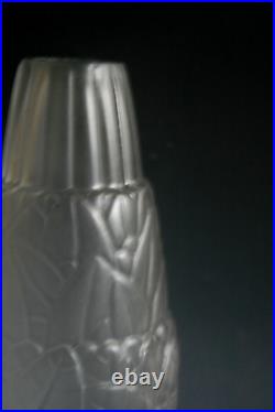 Vase En Verre Art Deco Andre Hunebelle