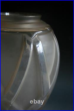 Vase En Verre Art Deco Andre Hunebelle