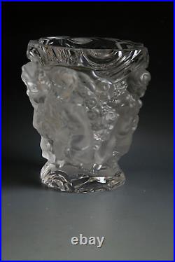 Vase En Verre Bohème De Style Art Deco