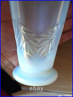 Vase En Verre Opalescent Made In France Sabino Etling Hunebelle Art Déco