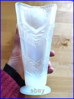 Vase En Verre Opalescent Made In France Sabino Etling Hunebelle Art Déco