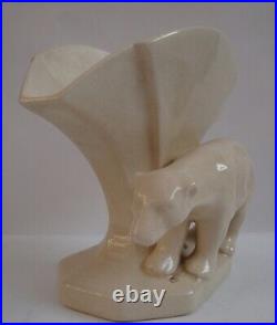 Vase Figurine Ours Animalier Style Art Deco Style Art Nouveau Porcelaine Ceramiq
