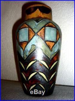 Vase HB Quimper Odetta Art déco début 1920 rare