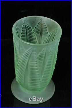 Vase Pierre d'Avesn Art Déco Verre Old Glass