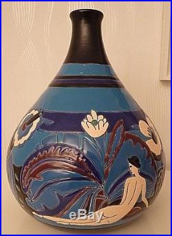 Vase / Primavera / Longwy / Art Deco