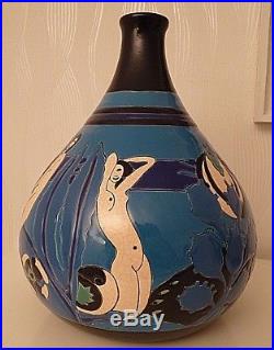 Vase / Primavera / Longwy / Art Deco