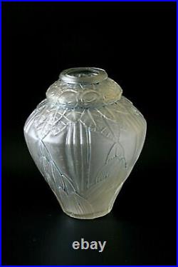 Vase Verre Art Deco Andre Hunebelle