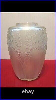 Vase Verre Art Deco Hunebelle