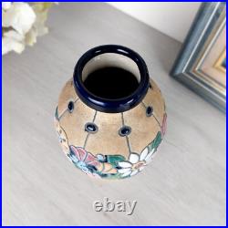Vase ancien Amphora sculpté décor fleurs Riessner Stellmacher & Kessel Art Déco Vase ancien Amphora sculpté décor fleurs Riessner Stellmacher & Kessel Art Déco