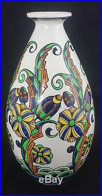 Vase art déco Boch La Louvière