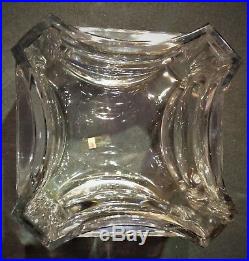 Vase art déco en cristal signé Baccarat