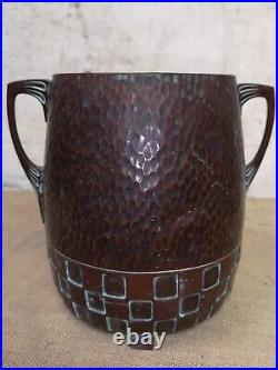Vase art déco jungendstil 1930 cuivre copper