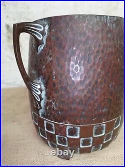 Vase art déco jungendstil 1930 cuivre copper