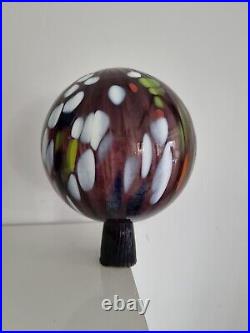Vase art déco verre. Vintage glass art deco soliflores decoration