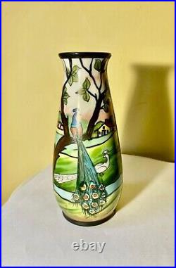 Vase art nouveau/art déco, signature dans le décor de Chanele, et Jules Tieles