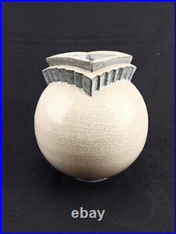 Vase boule céramique ART DECO Marcel GUILLARD WUILLEUMIER ETLING 1930