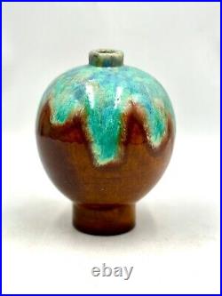 Vase boule sur talon primavera CAB Felix geste art deco