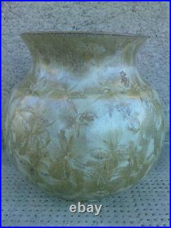 Vase ceramique irisé iridescent art deco crystallization cristallisation