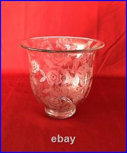 Vase cristal ART DECO signé BACCARAT modèle FONTENAY par GEORGES CHEVALIER 14 cm