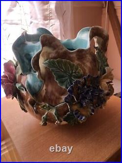 Vase en barbotine art deco Année 1900