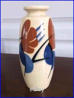 Vase en céramique signé Simone Larrieu, vers 1930, Art déco