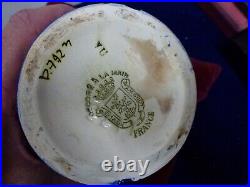 Vase en émaux de Longwy, années 30, art déco, H 235mm, bon état, signé