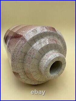 Vase époque Art Déco à décor géométrique dans le gout de Besnard ou Lallemant
