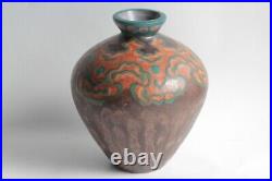 Vase grès REVERNAY Art déco (63400)