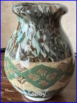 Vase mosaïque Gerbino Vallauris Art Déco Hauteur 11 cm