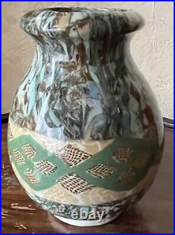 Vase mosaïque Gerbino Vallauris Art Déco Hauteur 11 cm