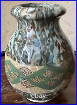 Vase mosaïque Gerbino Vallauris Art Déco Hauteur 11 cm