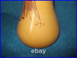 Vase signé LEG, Legras art-déco