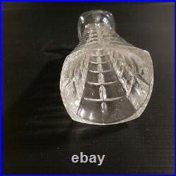 Vase soliflore verre cristal vintage art déco design table maison France N4619