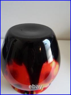 Vase verre Antonin Ruckl Bohémian Glass Art Déco